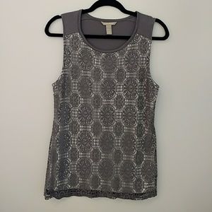 Gray sleeveless tank